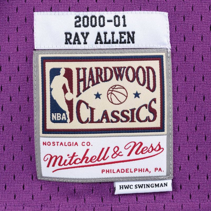 Mitchell & Ness Swingman Jersey NBA Milwaukee Bucks Ray Allen - SMJYAC18014-MBUPURP00RAL kosárlabda mez