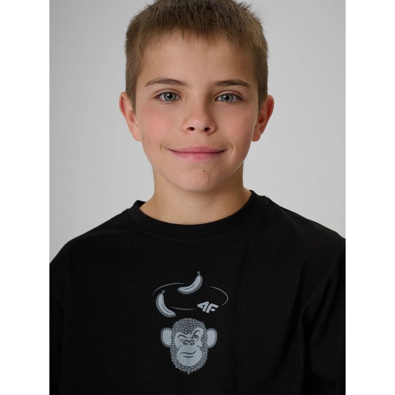 4F Boy's loose T-shirt with print 158/164 ruházat 4FJRSS26TTSHM4276-20S