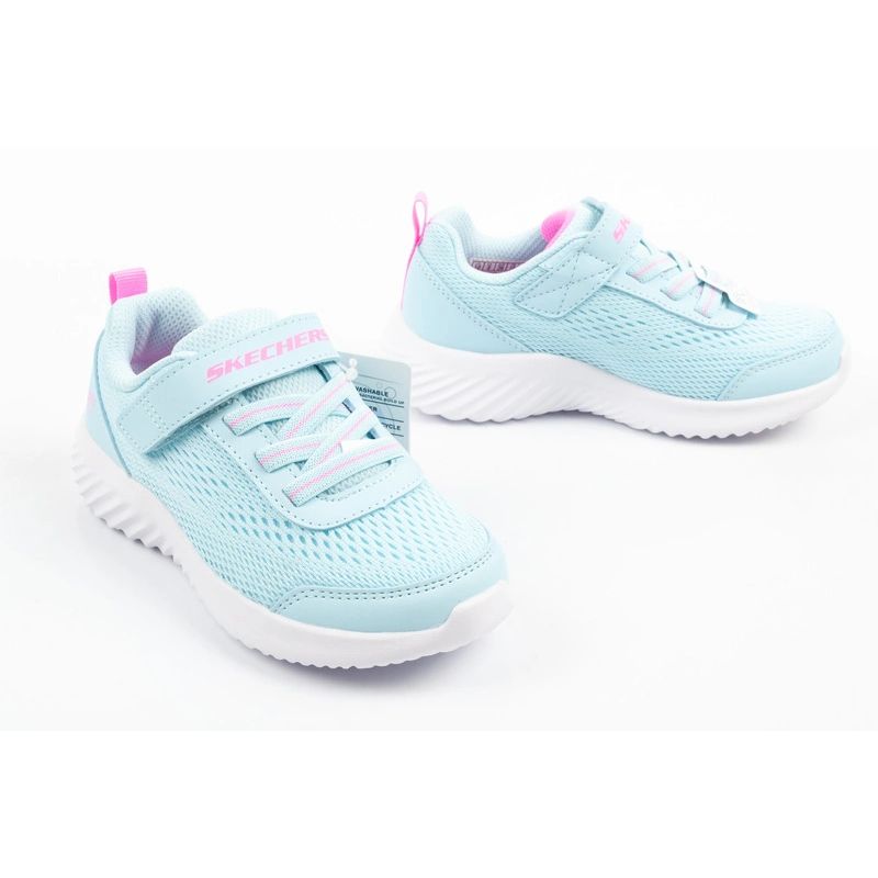 Skechers Bounder Velcro Baby Sports kék utcai cipő 303622N/MNT
