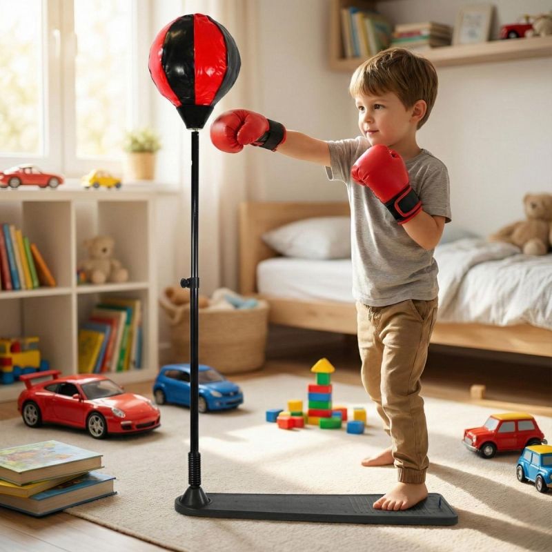 Enero Boxing Set For Children Adjustable 75-128 Cm And Gloves boxkesztyű GSP-1017617