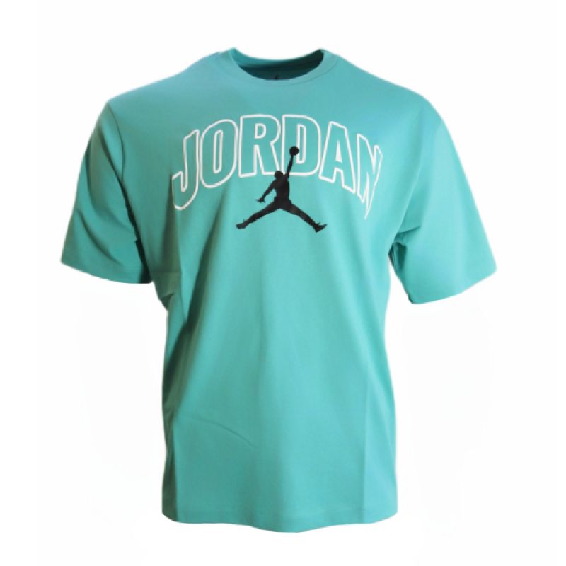 AIR Jordan Men's Brooklyn Arch Logo T-shirt Washed Teal - póló