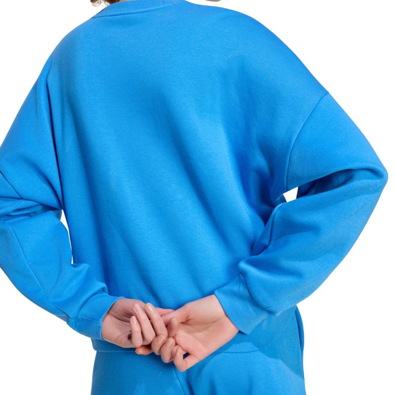 adidas Essentials Small Logo Feelcozy Women's Sweatshirt Blue KC5280 2xs kapucnis pulóver