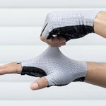 Rockbros Breathable Short Finger Cycling Gloves, Size: S - Gray szary \ s kesztyű