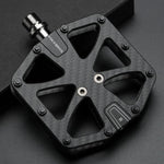 Rockbros C525 Carbon Fiber Platform Bike Pedals - Black