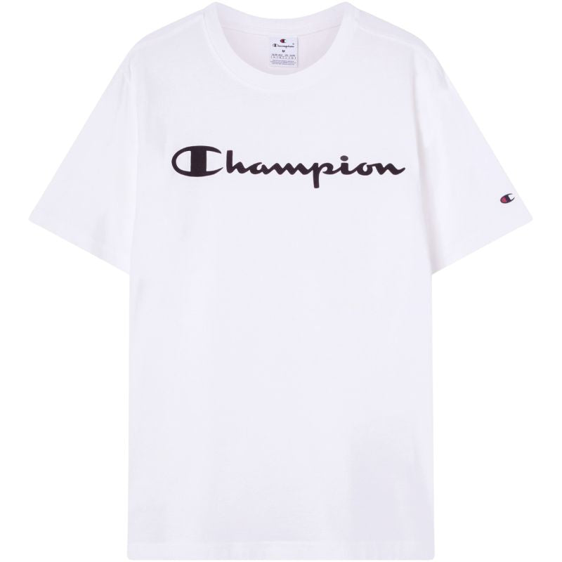 Champion Men’s SS Tee T-Shirt White 221814 WW001 fehér férfi póló 221814WW001