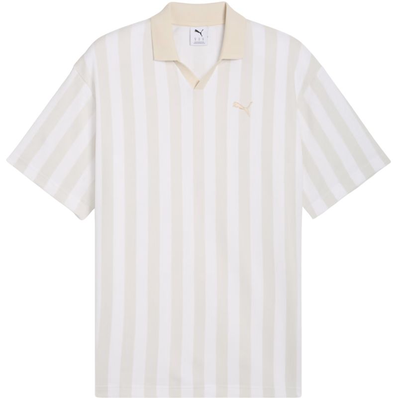 Puma Men's Class Relaxed Pinnacle T-shirt white and beige 692069 bézs póló 69206902