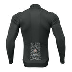 Rockbros ROAD TO SKY windproof insulated cycling jersey L - black l \ czarny pulóver