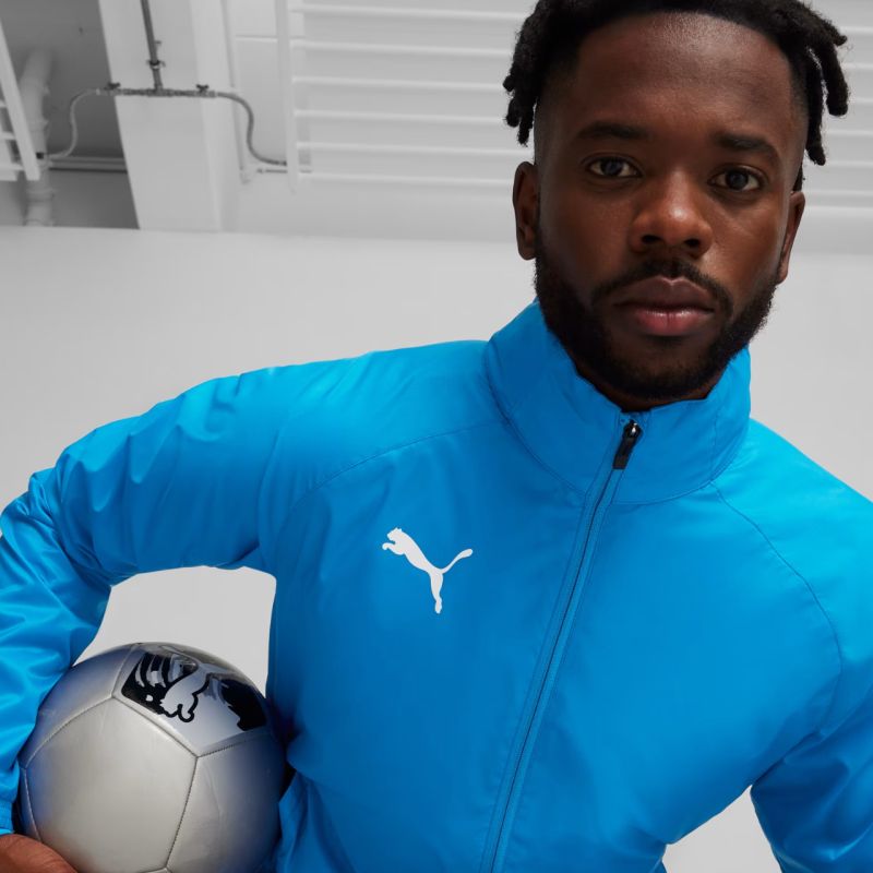 Puma Team Goal All Weather Men's Jacket Blue 659038 02 Ruházat