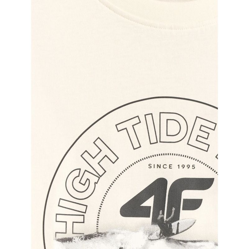 4F Men's regular printed T-shirt póló 4FRSS26TTSHM4298-11S
