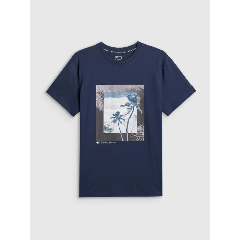 4F Men's regular printed T-shirt 3xl póló