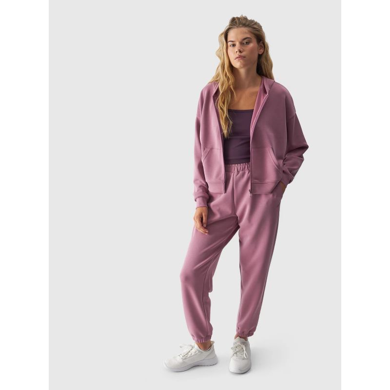 4f Women's modal zip-up sweatshirt 4FWAW24TSWSF1341-53S Kiegészítő