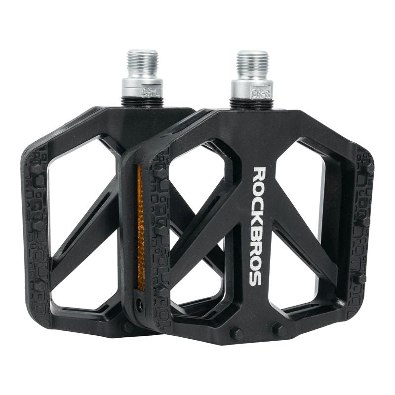 Rockbros Nylon Bicycle Pedals - Black