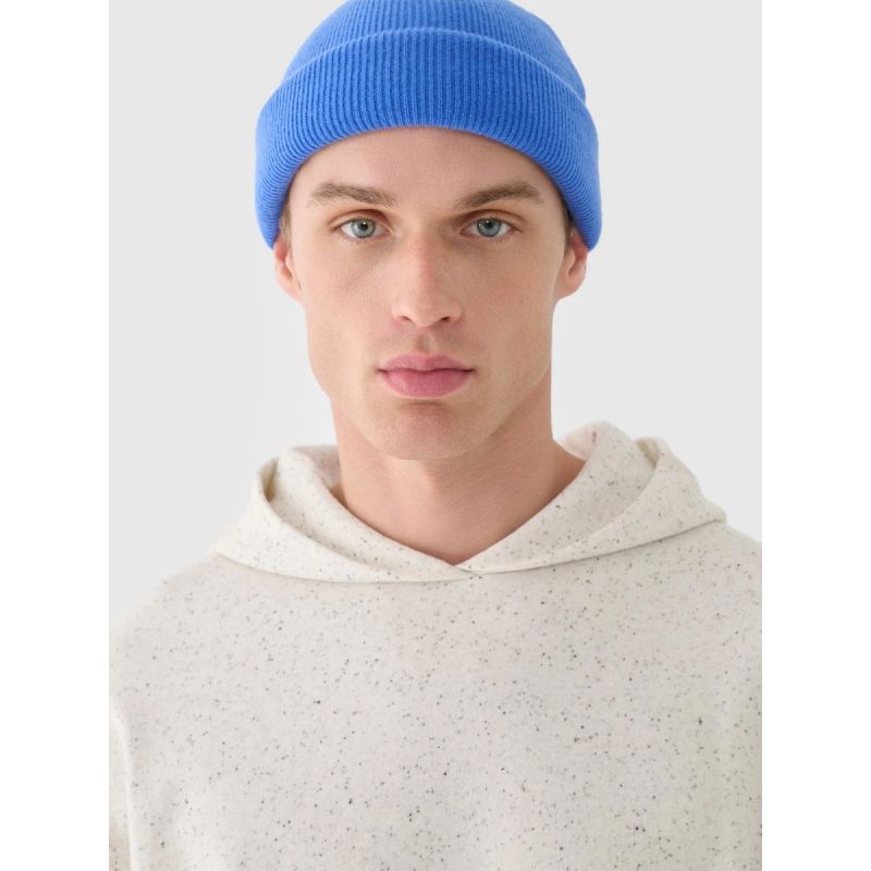 Men's sweatshirt with hood, open, 4F 4FWAW24TSWSM1310-11S kapucnis pulóver