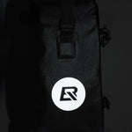 Rockbros AS-003-1BK waterproof bicycle bag with shoulder strap, front/rear mounting, 10-14l - black czarny kiegészítő -203522