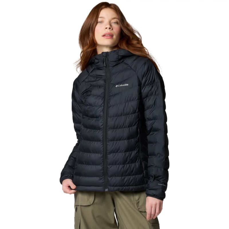 Columbia Powder Lite II Hooded Black fekete dzseki 2089391010