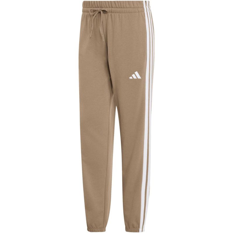 Adidas Women's Essentials 3-Stripes French Terry Cuffed Beige 2xs nadrág KF8338