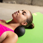 HMS Double Massage Ball / Duo Ball BLM02 12*24CM fekete edzéssegítő 17-42-023