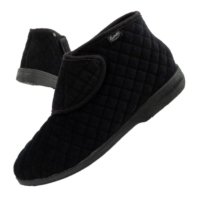 Scholl Lili Ankle Insulated Velcro Slippers W fekete shoes, rain boots