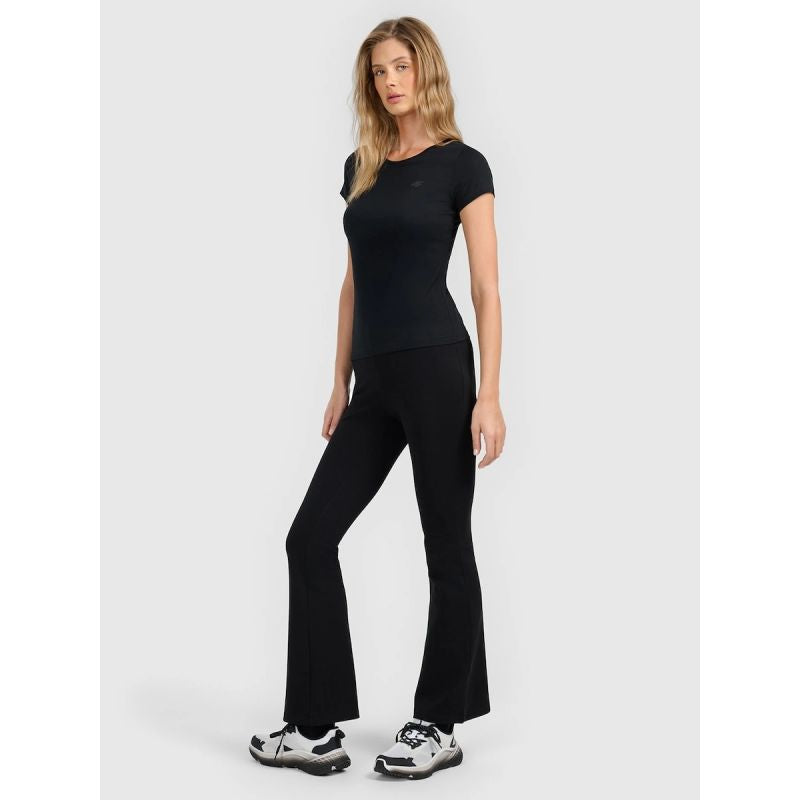 4F Women's knit with flared legs leggings 4FRAW25TTIGF320-20S