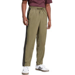 Men's adidas Essentials 3-Stripes Stanford Open Hem JE6401 oliva nadrág