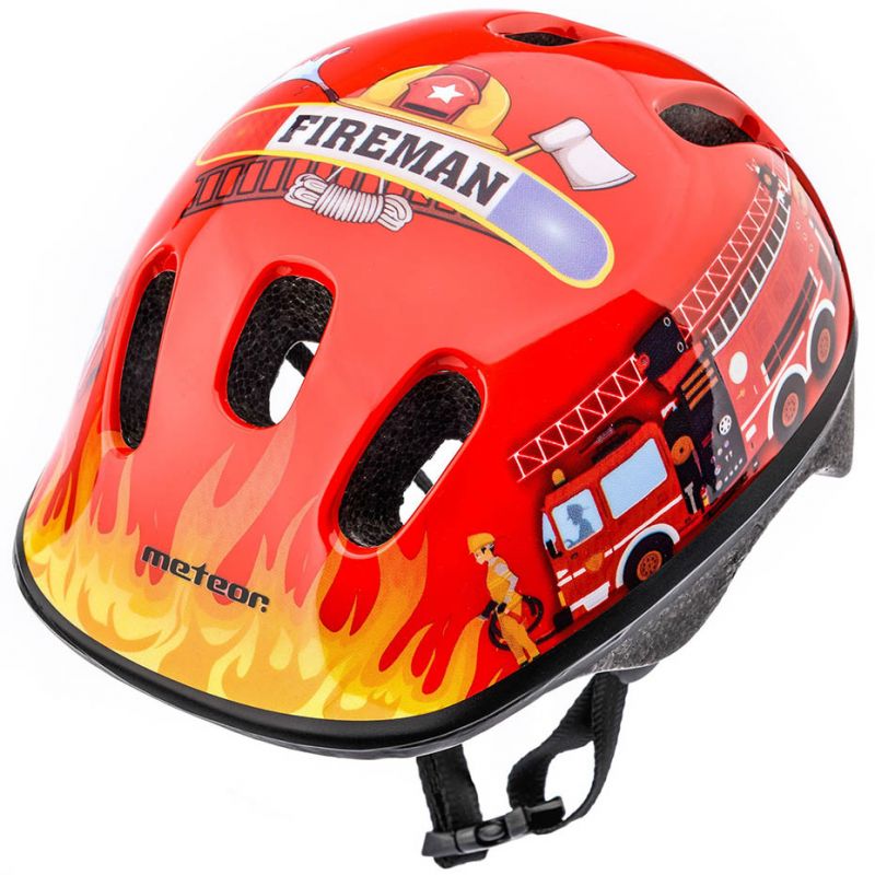 Meteor KS06 Firetracker Bike Helmet size XS 44-48 cm Jr fekete helmets