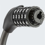 Rockbros bike lock – steel cable, 5-digit code + LED, utcai cipő 5907769384219-211820