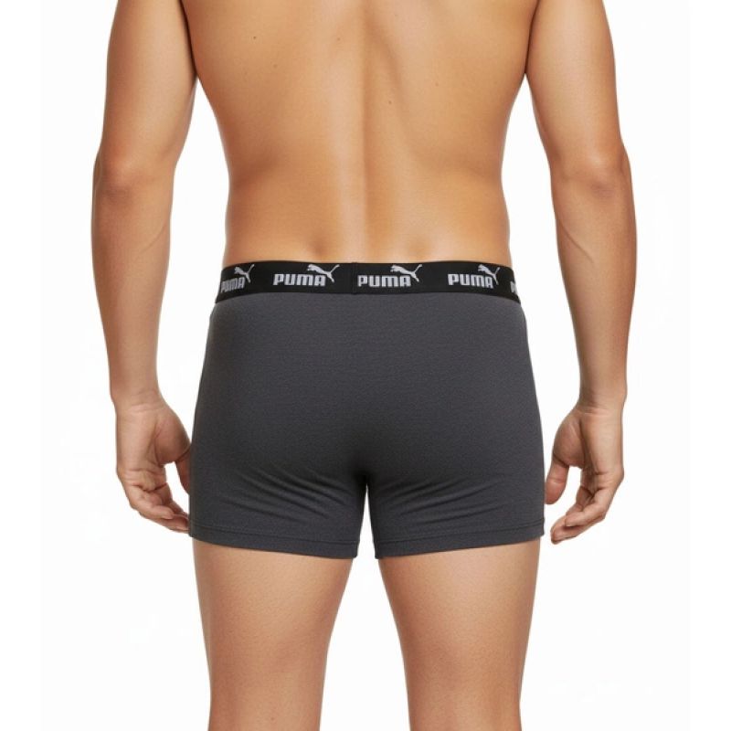 Puma men's boxer briefs 2-Pack green gray comfortable cotton szürke alsónemű