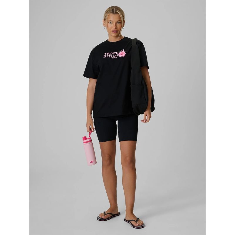 Women's knitted cycling leggings 4F