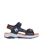 Lotto Estaca children's sandals navy blue and orange 2601480