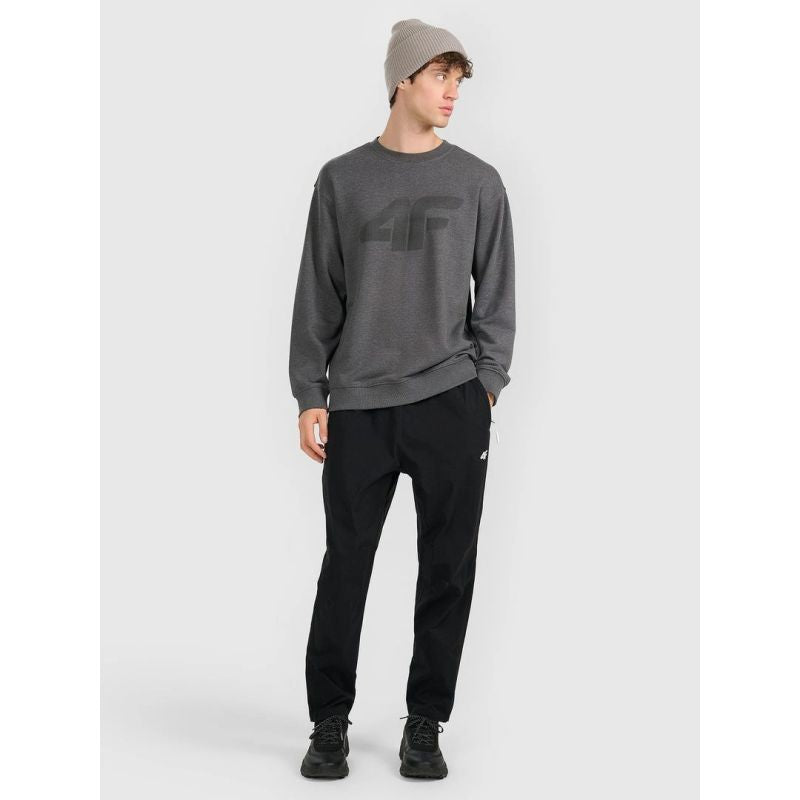 Men's sweatshirt without zipper, without hood, 4F 4FRMM00TSWSM2479-23M 3xl kapucnis pulóver