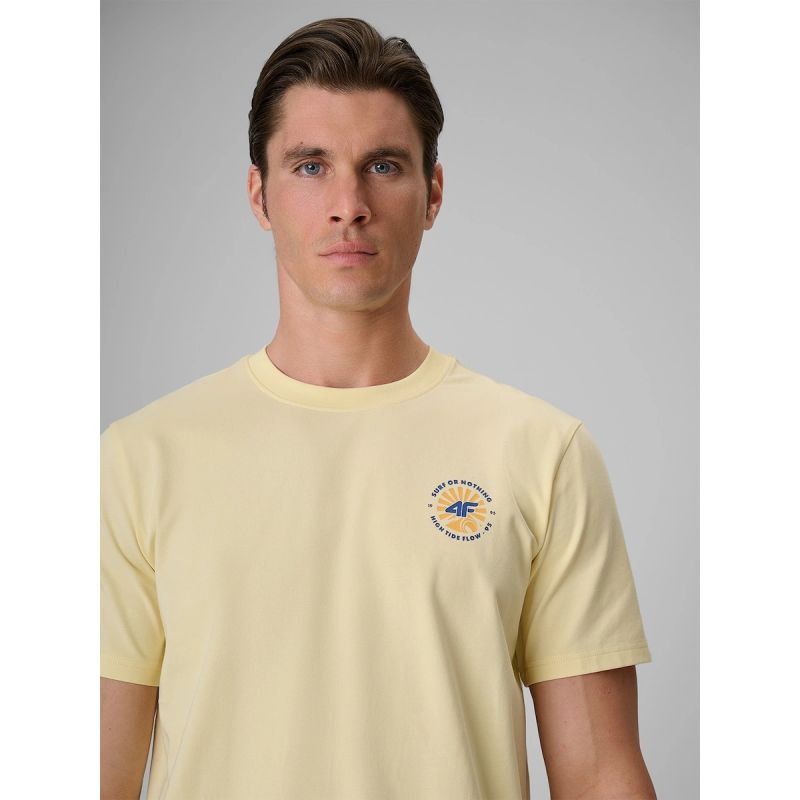 4F Men's regular printed T-shirt póló 4FRSS26TTSHM4293-73S
