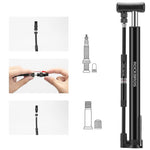 Rockbros 42322821001 floor bicycle pump - black fekete pumps
