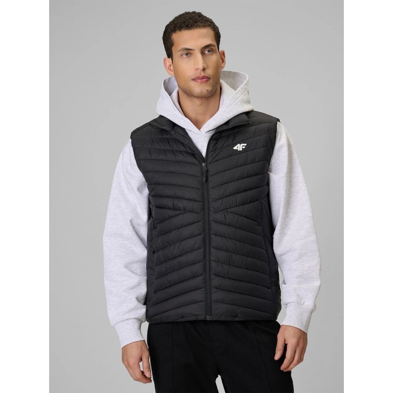 Men's synthetic-filled vest 4F 4FWSS26TVJAM345-20S 3xl kabát