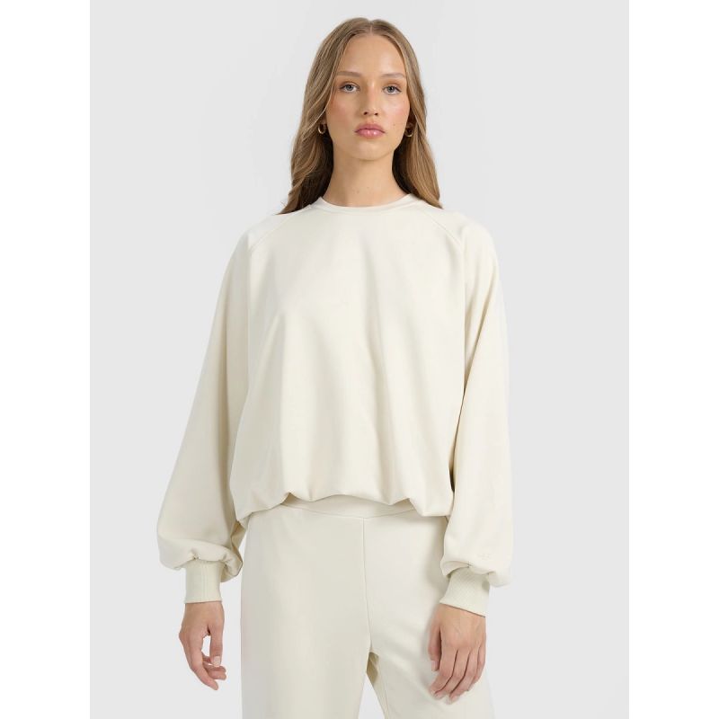 4f Women's 4FRAW25TSWSF2508-12S modal sweatshirt with no zipper Kiegészítő