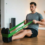 Enero Resistance Band Power Band 25-60kg Green Fit zöld training equipment, socks tapes