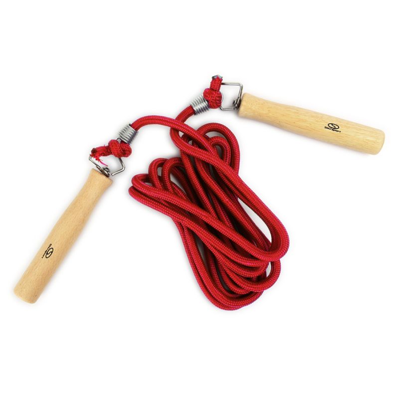 SMJ sport JR280 cotton skipping rope - 280 cm red piros edzőfelszerelés