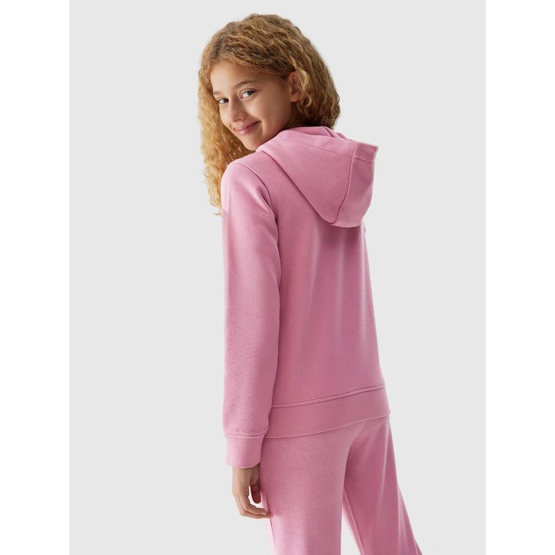 4f Girls' sweatshirt with a hood, Junior General