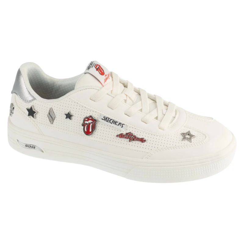 Skechers Arch Fit Arcade - Rolling Stones White fehér utcai cipő 190000-WHT