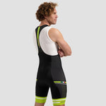 Rogelli GARA MOSTRO II black-fluorescent 2XL fekete short