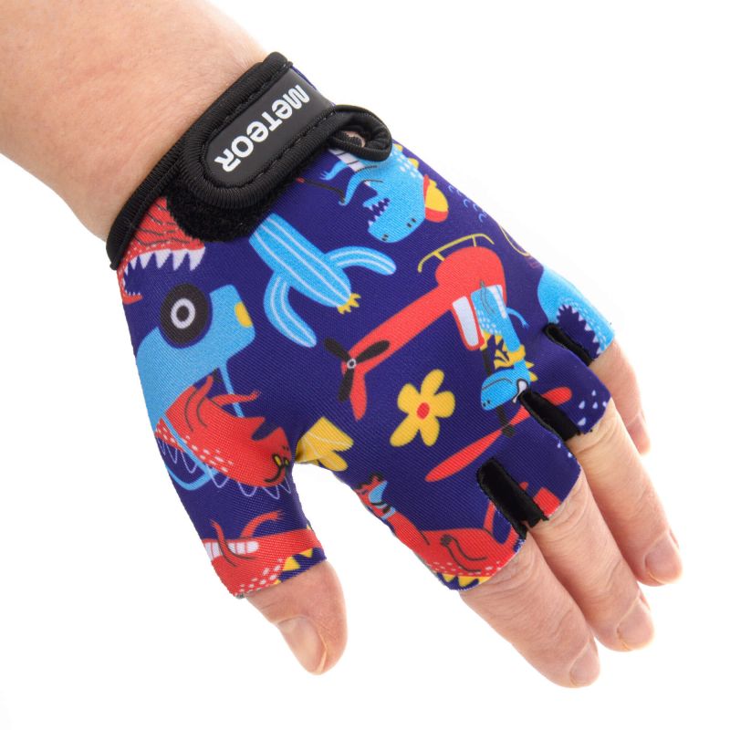 Meteor Kids Dino cars Jr cycling gloves size uniw gloves, gloves