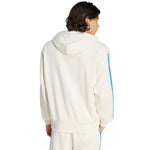 Men's adidas Essentials 3-Stripes French Terry Hoodie Cream KD4901