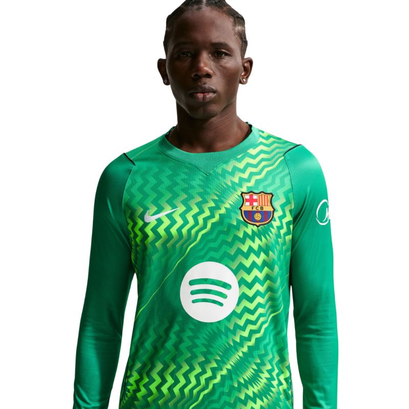 Nike FC Barcelona Stadium /27 Men's Jersey Green zöld mez II1997324