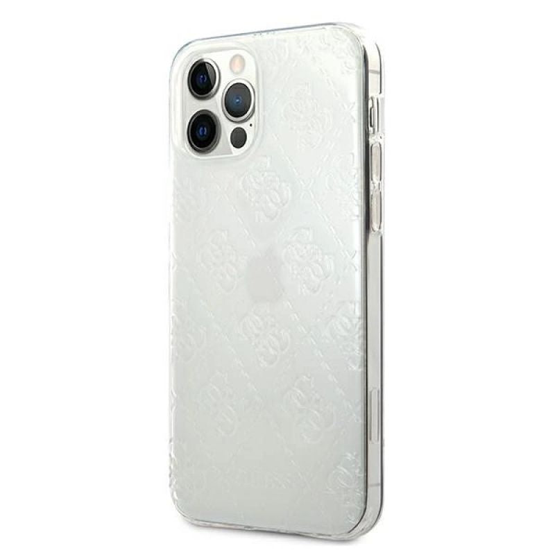 Guess GUHCP12L3D4GTR iPhone 12 Pro Max 6.7" transparent hardcase 4G 3D Pattern Collection cases