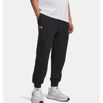 Under Armour Men's Rival Fleece Joggers, Black, 1379774 001, fekete férfi nadrág 143582L