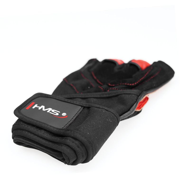HMS Black/Red RST01 Gym Gloves Size fekete kapuskesztyű 17-63-208