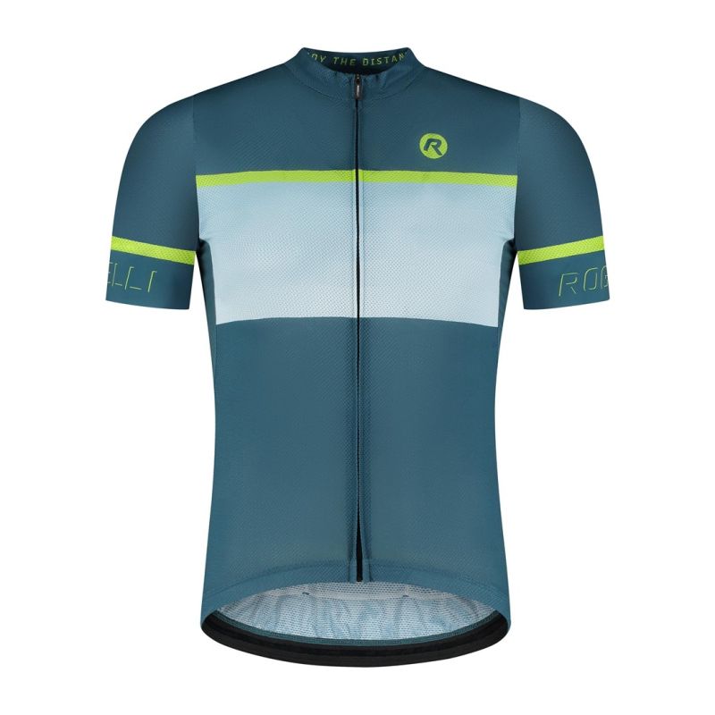 Rogelli HERO II T-shirt and Lime 2XL kék póló