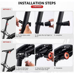 Rockbros rear bike light tourist equipment