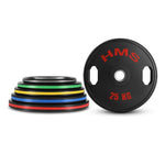 HMS TOG25 2 x 25 KG OLYMPIC RUBBER-COATED PLATE 2 x 25 KG súlyzó 17-61-120