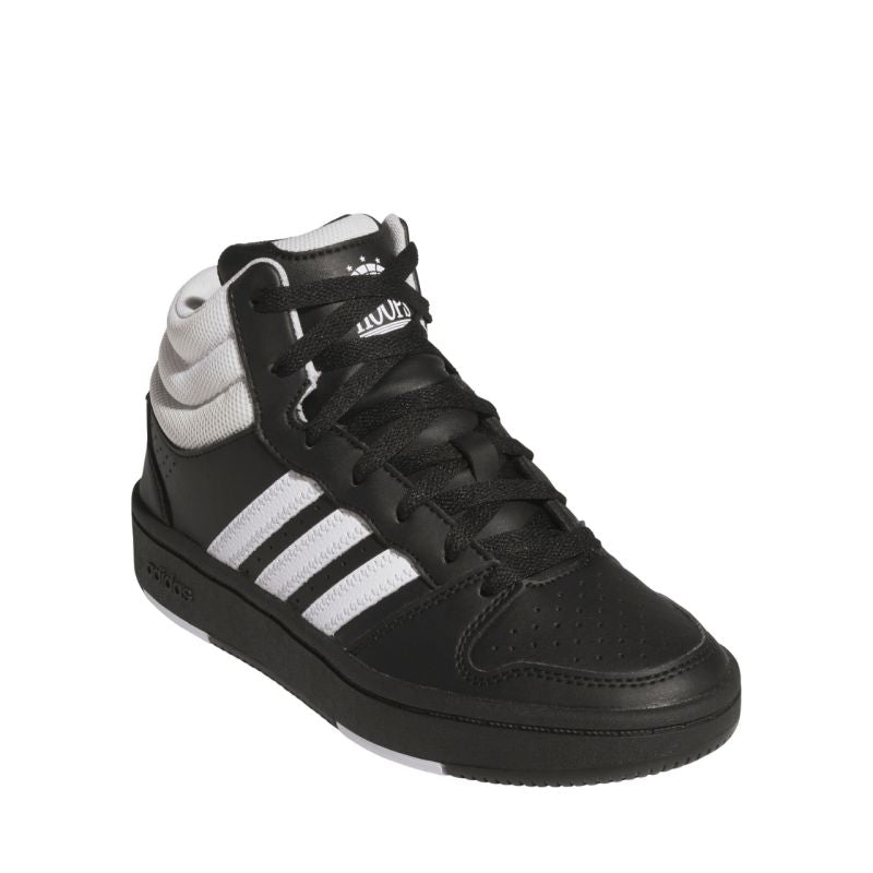 Adidas Hoops Mid Classic Black Kids fekete gyerek cipő KI1075