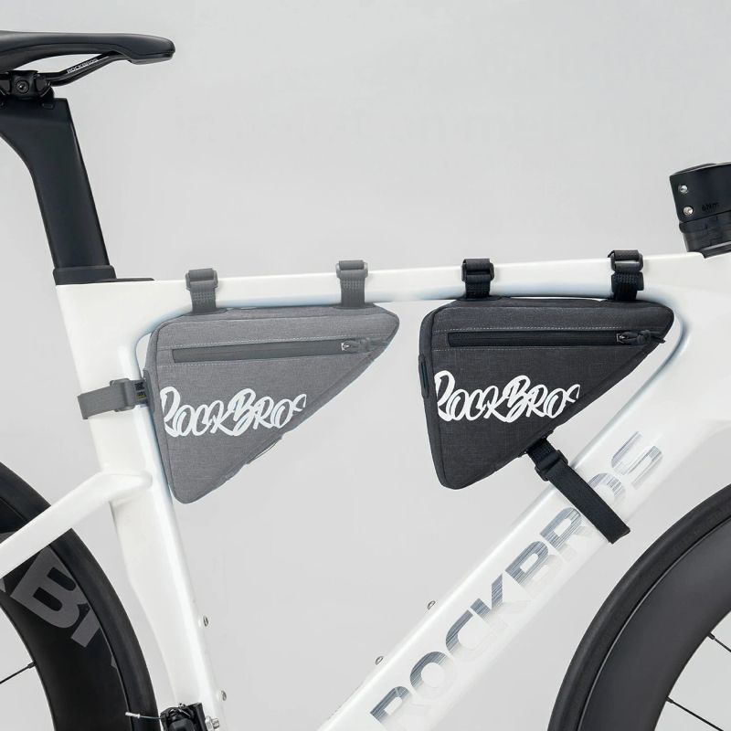Rockbros G001 Flash Journey Triangle Frame Bike 0.8 l - Black 0.8 l \ czarny táska